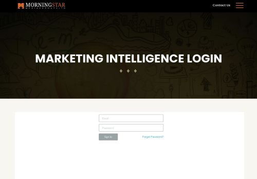 
                            7. Marketing Intelligence Login - MorningStar Media Group