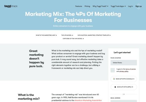 
                            13. Marketing Mix: The 4Ps Of Marketing For Businesses - Toggl