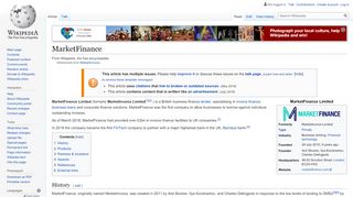 
                            2. MarketInvoice - Wikipedia