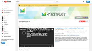 
                            7. Marketplace APM - YouTube