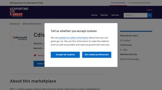 
                            8. Marketplace details | Cdiscount | Selling online overseas