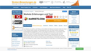 
                            10. Markets Erfahrungen 2019 » unabhängiger Test | broker-bewertungen ...