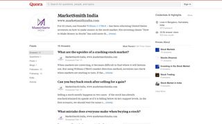 
                            9. MarketSmith India - Quora