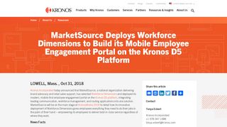 
                            11. MarketSource Deploys Workforce Dimensions to Build Mobile ...