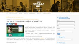 
                            12. MarketUP: Ferramenta digital para os negócios - Blog do SEBRAE MS