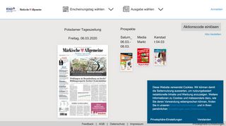 
                            9. Märkische Allgemeine Zeitung