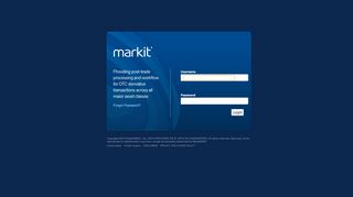 
                            13. MarkitSERV Portal - Login