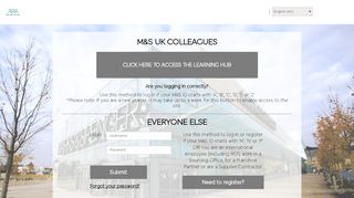 
                            11. Marks and Spencer eLearning Academy: Log in to the site