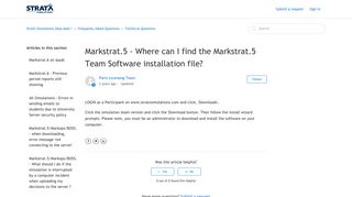 
                            8. Markstrat.5 - Where can I find the Markstrat.5 Team Software ...