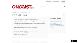 
                            5. MARKTPLATZ | PORTAL – portal.onlogist.com