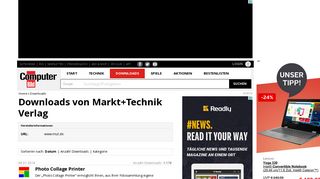 
                            5. Markt+Technik Verlag - Downloads und Programme - COMPUTER BILD