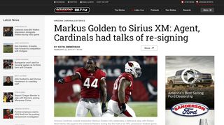 
                            7. Markus Golden to Sirius XM: Agent, Cardinals had talks of re-signing