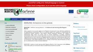 
                            7. MARLENE - Il sistema di web learning della Regione Marche