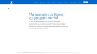 
                            3. Marque aulas de fitness online com o myHut - Fitness Hut / move.now.