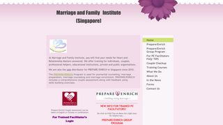 
                            8. Marriage and Family Institute - Home