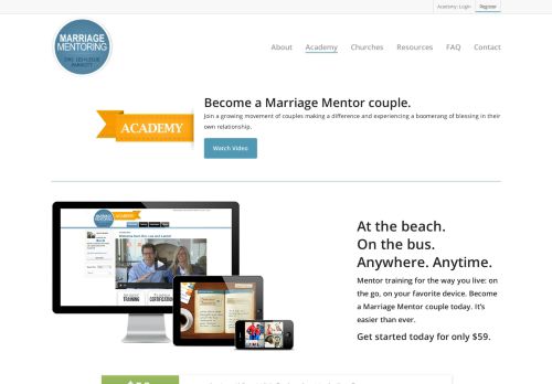 
                            13. Marriage Mentoring Academy - online mentor training and certification
