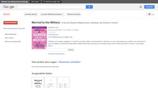 
                            7. Married to the Military: A Survival Guide for Military Wives, ...