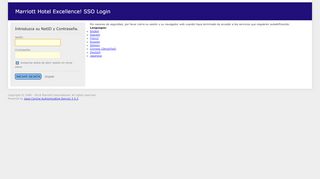
                            5. Marriott Hotel Excellence! SSO Login