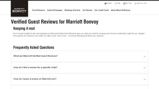 
                            3. Marriott Verified Guest Reviews - Marriott Hotels