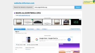 
                            8. mars.algoritmika.org at Website Informer. Вход. Visit Mars Algoritmika.