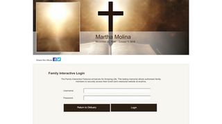 
                            8. Martha Molina Login - Oakdale, California | Oakdale Memorial Chapel