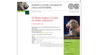
                            9. Martin-Luther-Universität Halle-Wittenberg ... - Löwenportal