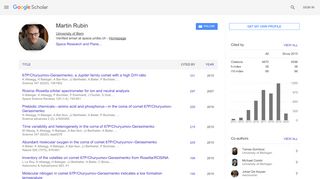 
                            8. Martin Rubin - Google Scholar Citations