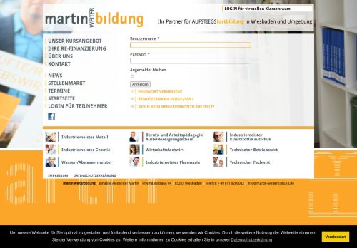 
                            1. martin Weiterbildung - Login