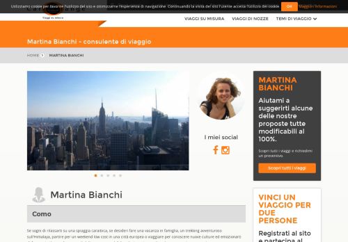 
                            11. Martina Bianchi - consulente di viaggio | CartOrange