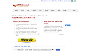 
                            9. Maruthuvar Matrimony, Maruthuvar Matrimonial Sites, Free ...