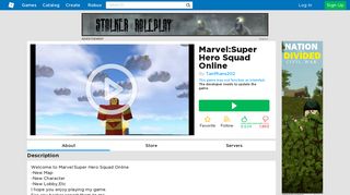 
                            10. Marvel:Super Hero Squad Online - Roblox