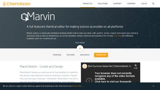 
                            9. Marvin - ChemAxon - Software Solutions and Services for Chemistry ...