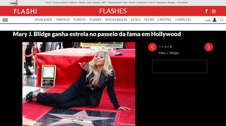 
                            11. Mary J. Blidge ganha estrela no passeio da fama em Hollywood - Flash!