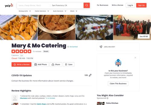 
                            8. Mary & Mo Catering - 55 Photos & 12 Reviews - Caterers - Little ...
