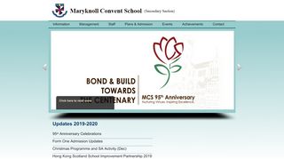 
                            2. Maryknoll Convent School (Secondary Section)