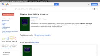 
                            5. Maryland Motor Vehicle Insurance
