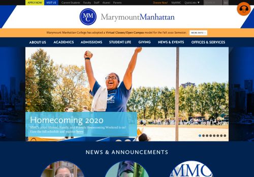 
                            7. Marymount Manhattan College