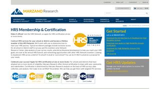 
                            12. Marzano Research | HRS Membership & Certification