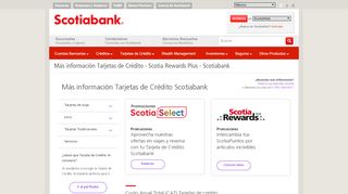 
                            5. Más Información sobre tu tarjeta - Scotiabank