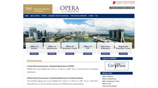
                            6. MAS OPERA Public Portal - Monetary Authority of Singapore