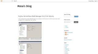 
                            13. Masa's blog: Fujitsu ServerView RAID Manager 6.6.5 for Ubuntu