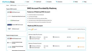 
                            10. Mashreq Bank SME Account In uae - Eligibility - MyMoneySouq