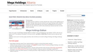 
                            4. Mashtrimi i rradhes nga Mega Holdings (Albania) | Mega Holdings ...