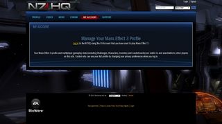 
                            1. Mass Effect 3 | N7 HQ | My Account