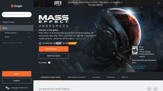 
                            13. Mass Effect™: Andromeda for PC | Origin