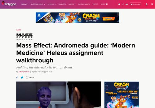 
                            12. Mass Effect: Andromeda guide: 'Modern Medicine' Heleus assignment ...