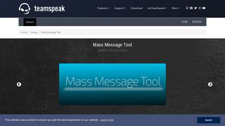 
                            12. Mass Message Tool - myTeamSpeak