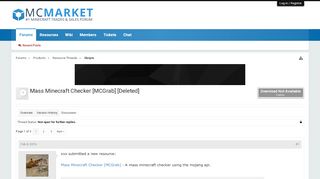 
                            2. Mass Minecraft Checker [MCGrab] | Minecraft Market