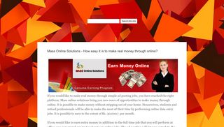 
                            3. Mass Online Solutions - Google Sites