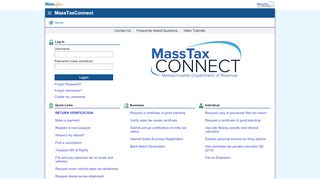 
                            8. MassTaxConnect (MTC) - State of MA - Massachusetts Department of ...